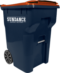 95-gallon trash cart