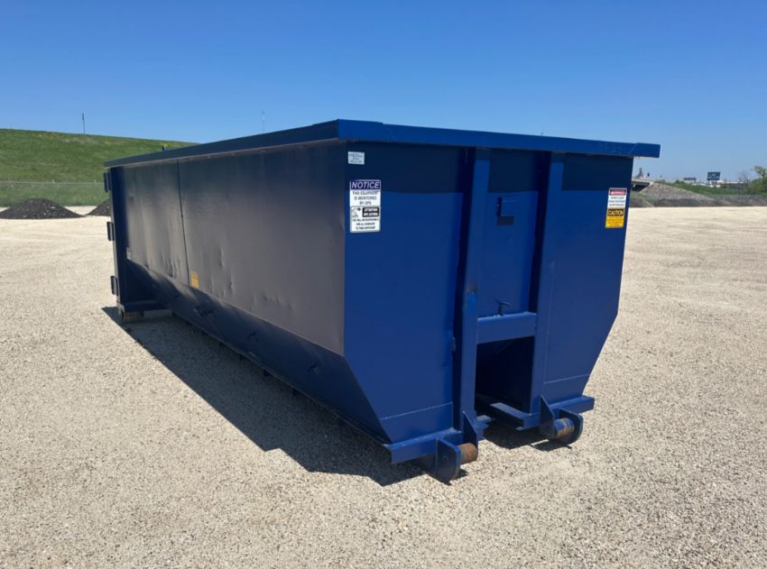 New roll-off dumpster